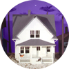 Glowing House